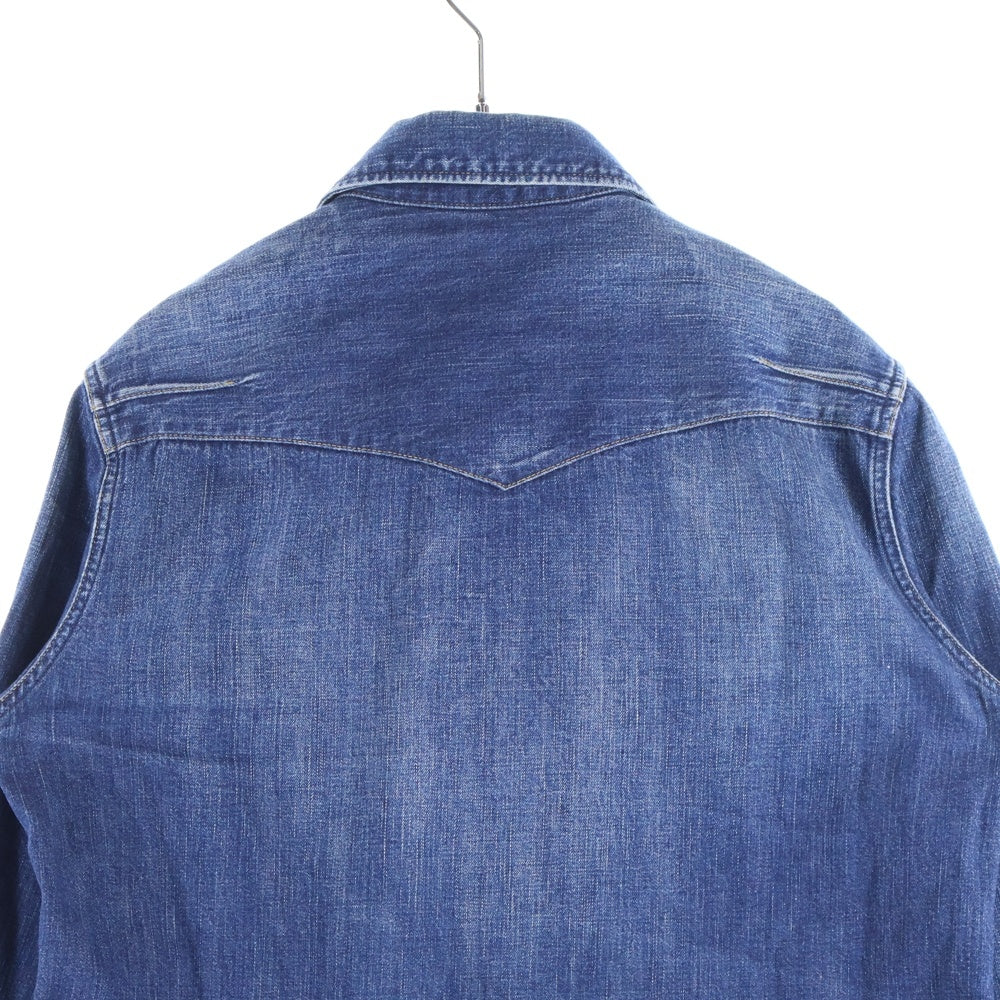 NUMBER (N)INE(ナンバーナイン) 07AW デニムウェスタンシャツ 長袖シャツ スナップボタン インディゴ F07-NNS001B