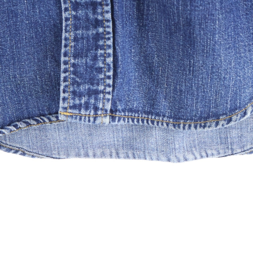 NUMBER (N)INE(ナンバーナイン) 07AW デニムウェスタンシャツ 長袖シャツ スナップボタン インディゴ F07-NNS001B