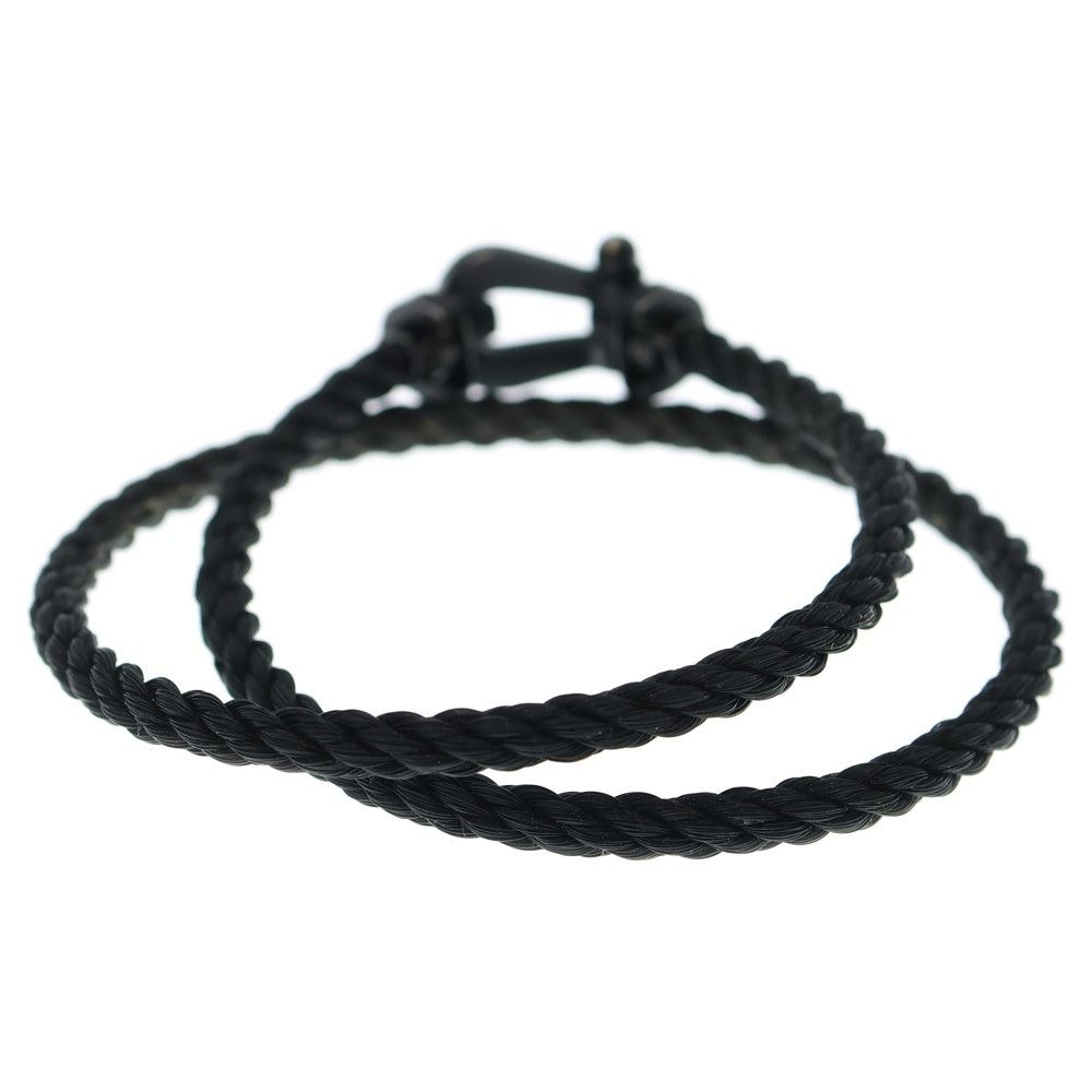 FRED(フレッド) フォース10 ブレスレット ラージ ブラックチタン ケーブル ブラック 1393729