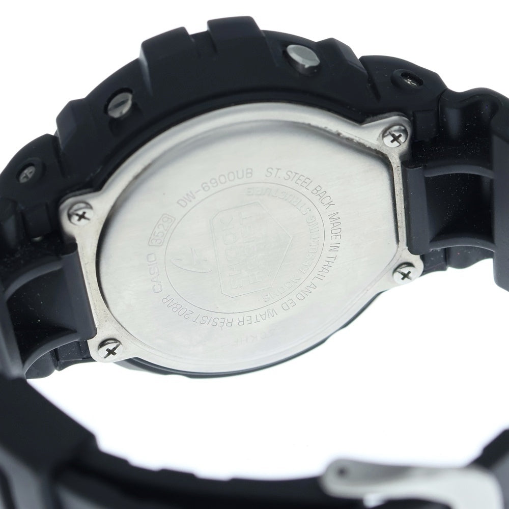 CASIO G-SHOCK(カシオ ジーショック) 6900シリーズ デジタル腕時計 ラバーベルト 20気圧防水 ブラック DW-6900UB-9JF