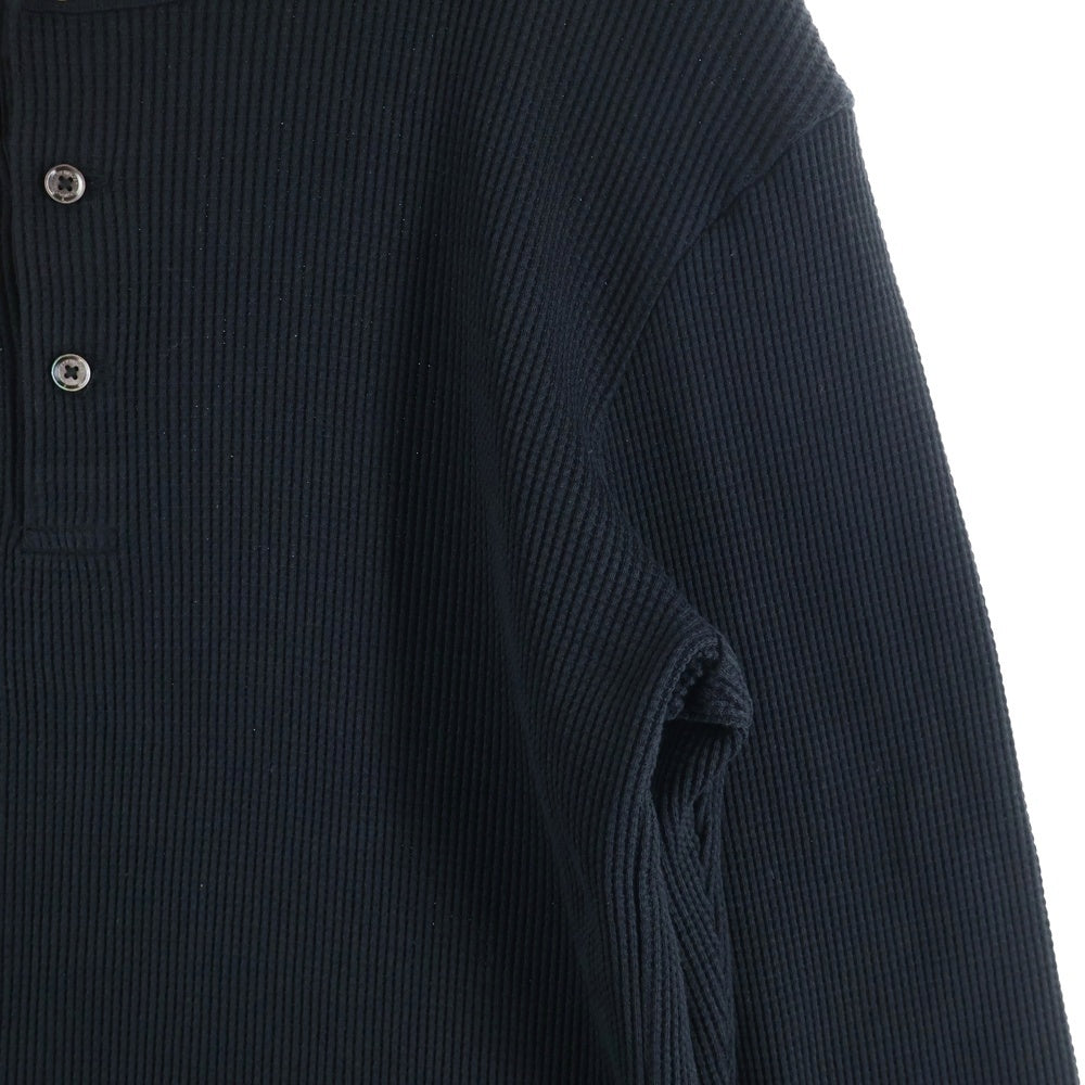 MACKINTOSH(マッキントッシュ) ヘンリーネック サーマル長袖Tシャツ カットソー ブラック