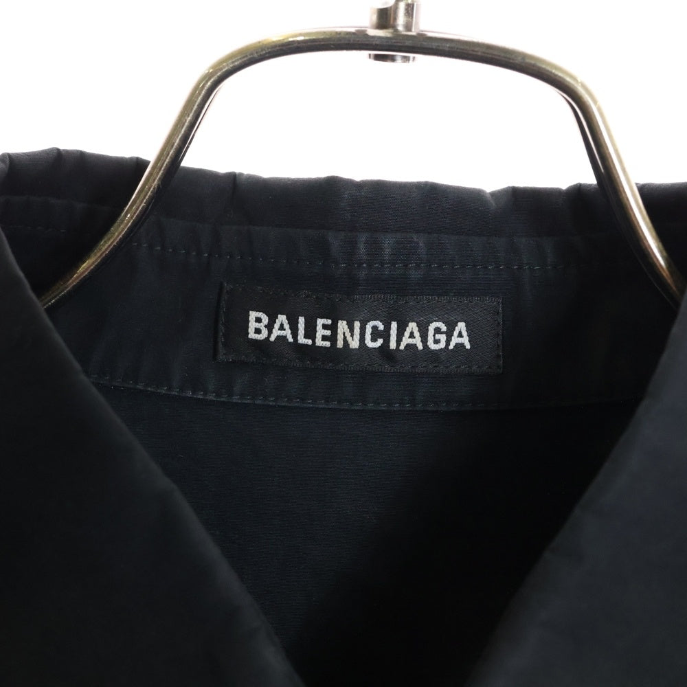 BALENCIAGA(バレンシアガ) 20AW Free Your Mind オーバーサイズ長袖シャツ ブラック 642309 TYB18