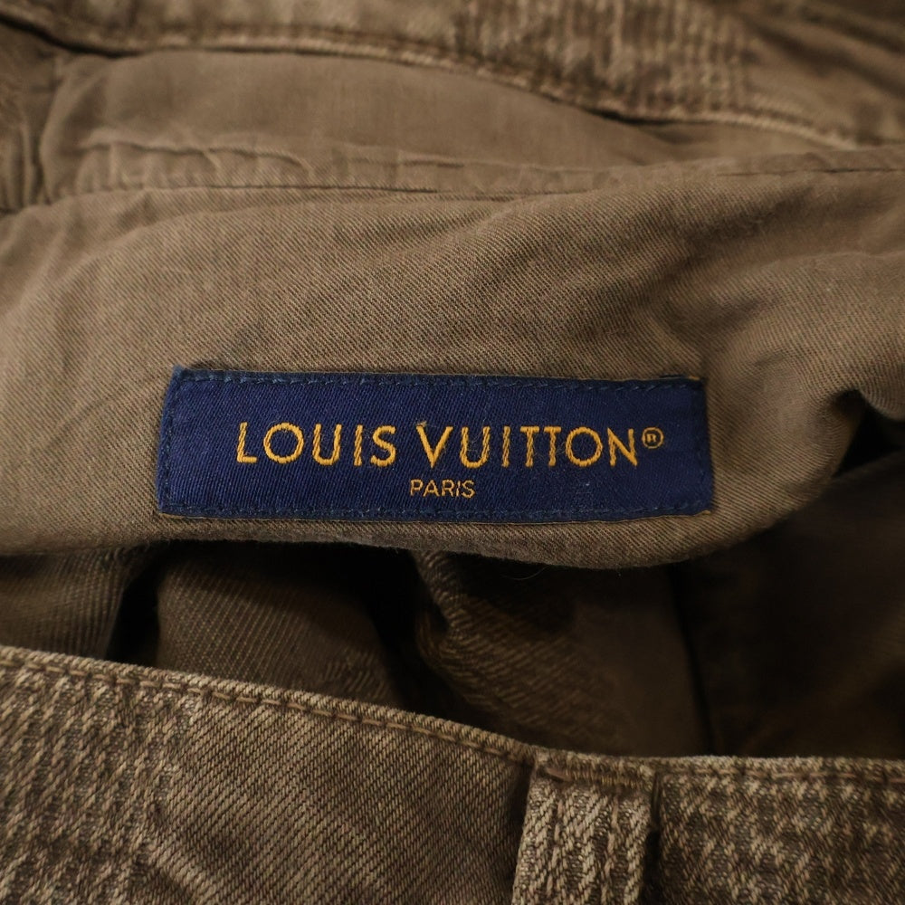 LOUIS VUITTON(ルイヴィトン) 24AW ダミエワークデニムパンツ ダブルニー ペインターパンツ ブラウン RM242M MKB HRD82W