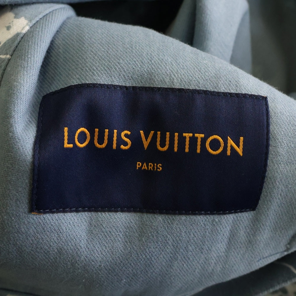 LOUIS VUITTON(ルイヴィトン) 22AW LV リーフ総柄 デニムジャケット