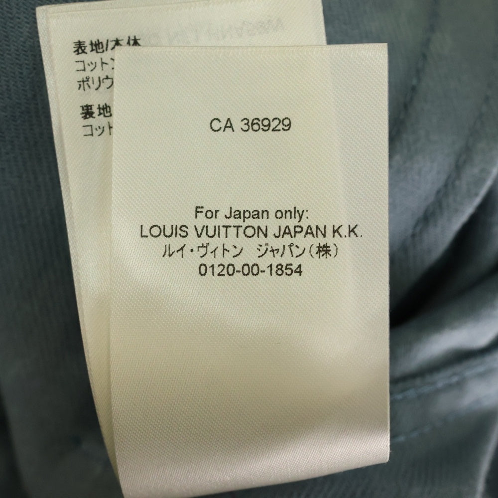LOUIS VUITTON(ルイヴィトン) 22AW LV リーフ総柄 デニムジャケット ライトブルー RM222Q NF1 HNA59W