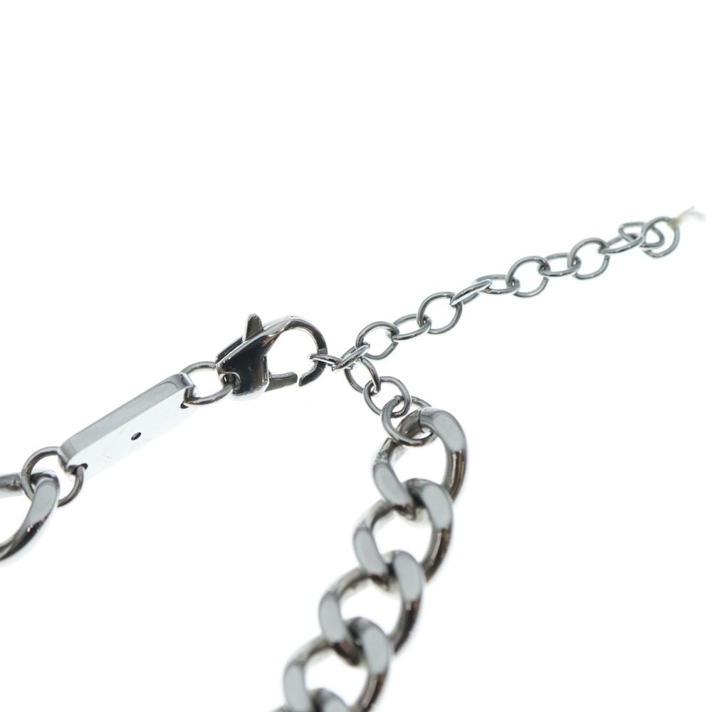 DIESEL(ディーゼル) Dロゴ チェーン ネックレス スチール シルバー