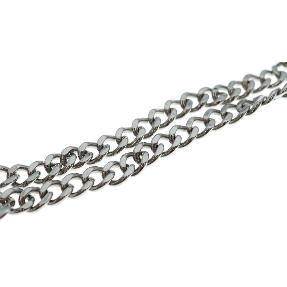 DIESEL(ディーゼル) Dロゴ チェーン ネックレス スチール シルバー