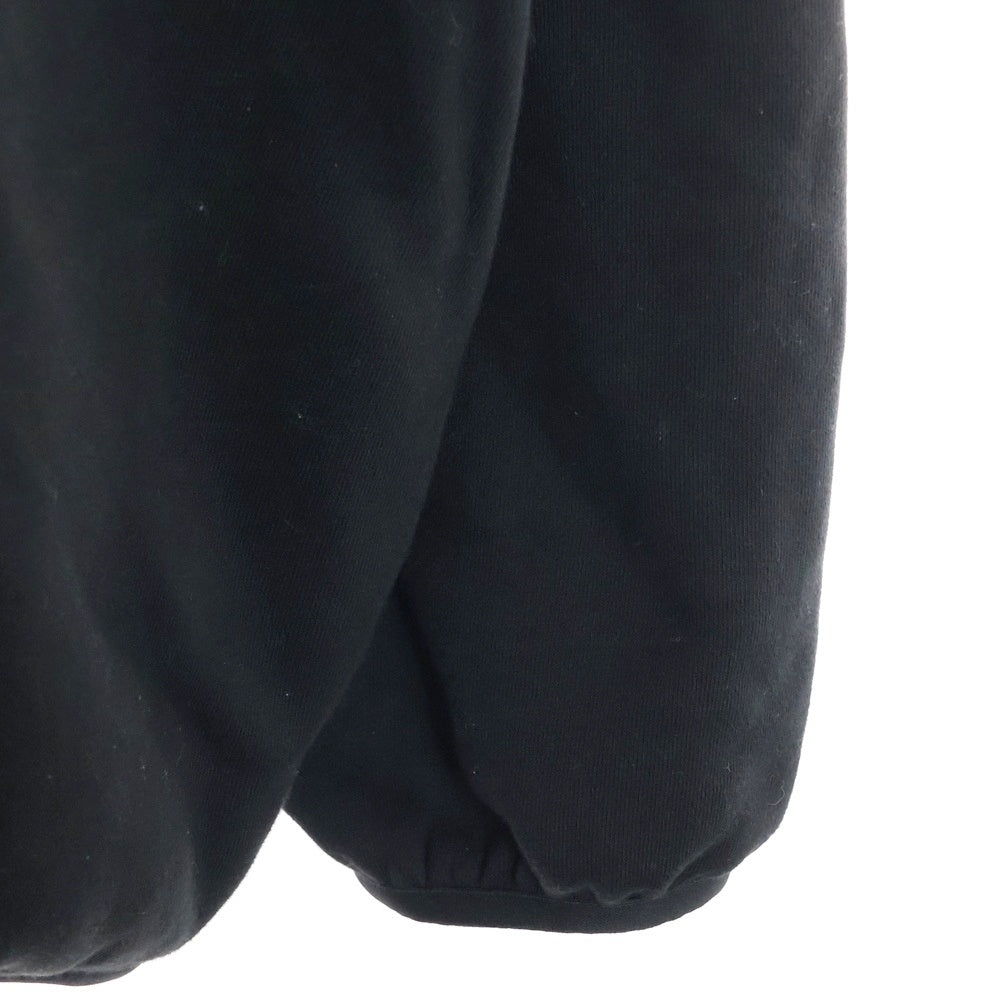 ESSENTIALS FEAR OF GOD(エッセンシャル フィアオブゴッド) プルオーバー パーカー ラバーブラックロゴ ブラック