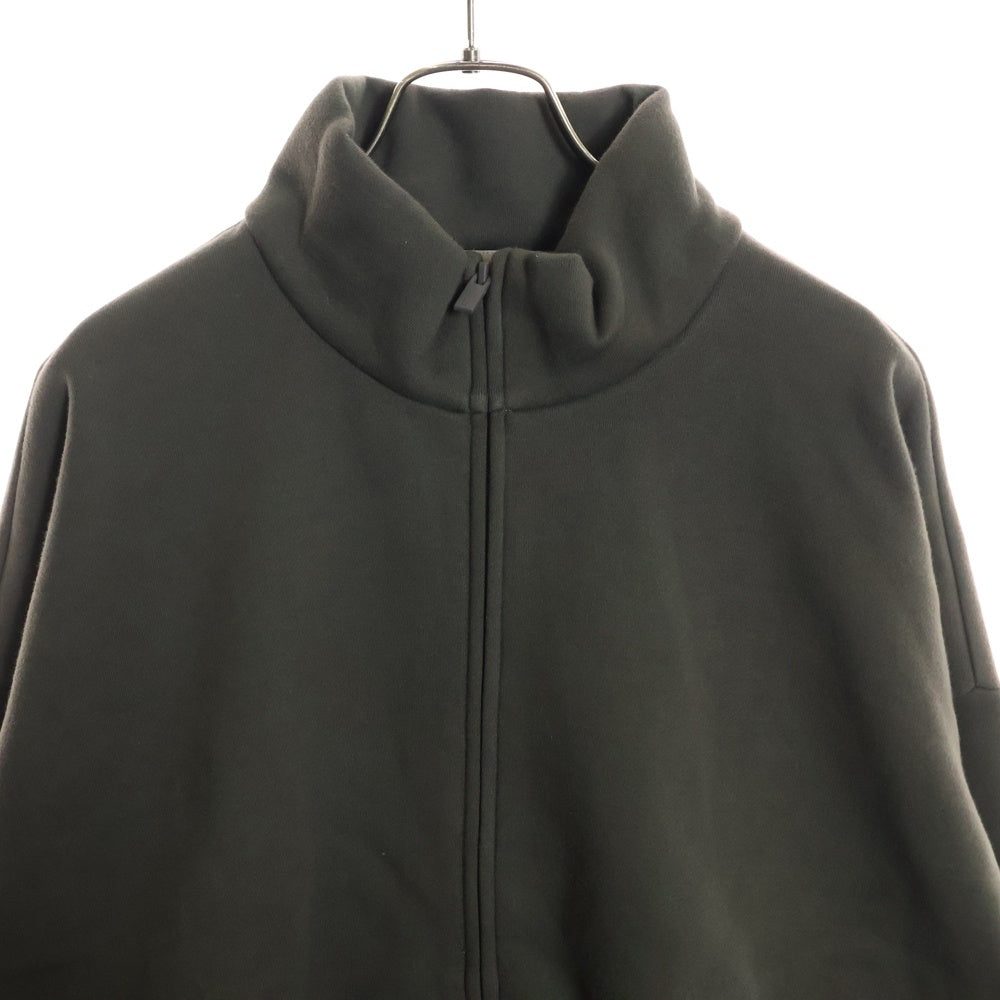 ESSENTIALS FEAR OF GOD(エッセンシャル フィアオブゴッド) ジップアップ トレーナー スウェット バック ラバーロゴ オリーブ