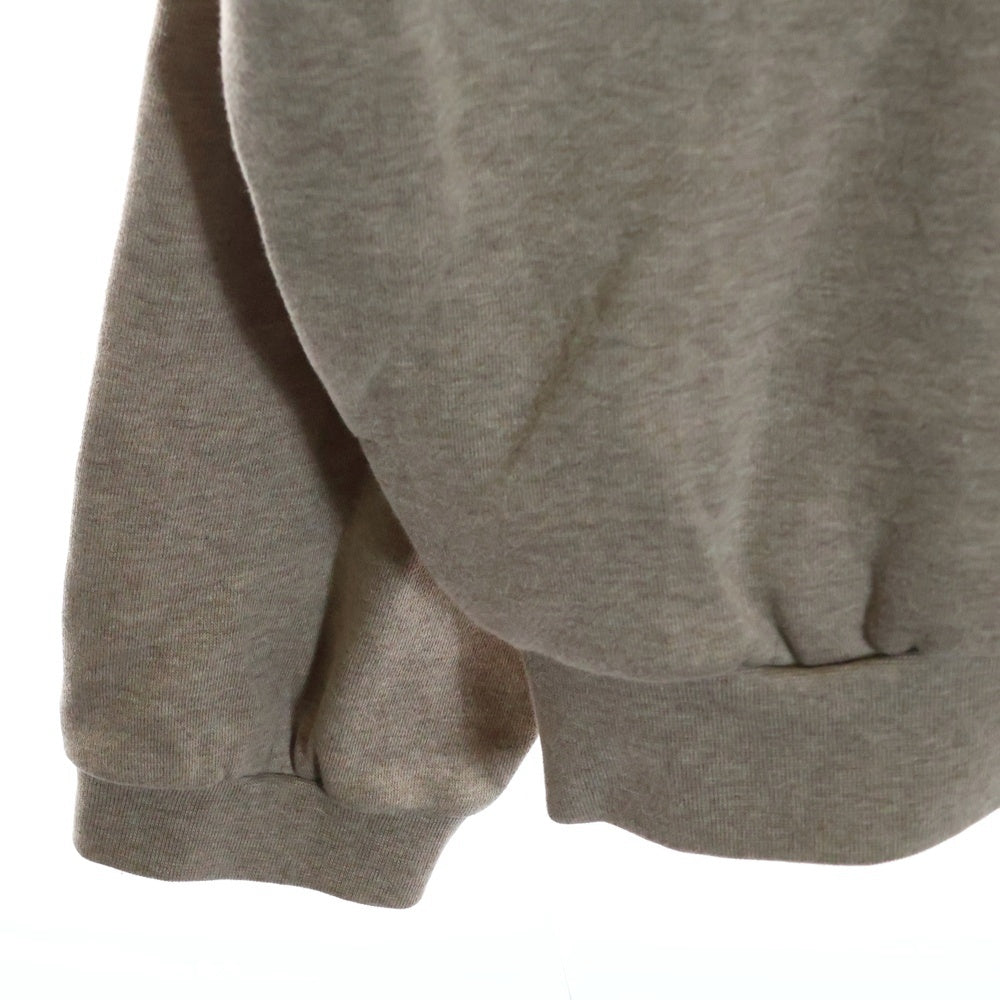 ESSENTIALS FEAR OF GOD(エッセンシャル フィアオブゴッド) プルオーバーパーカー ラバーロゴプリント ベージュ