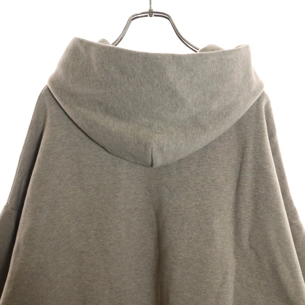 ESSENTIALS FEAR OF GOD(エッセンシャル フィアオブゴッド) フロントブラックラバーロゴ プルオーバーパーカー ベージュ