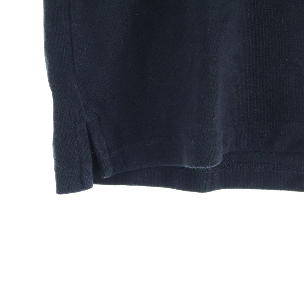 MAISON KITSUNE(メゾンキツネ) フォックスヘッドパッチ 半袖ポロシャツ ブラック LM00208KJ7002