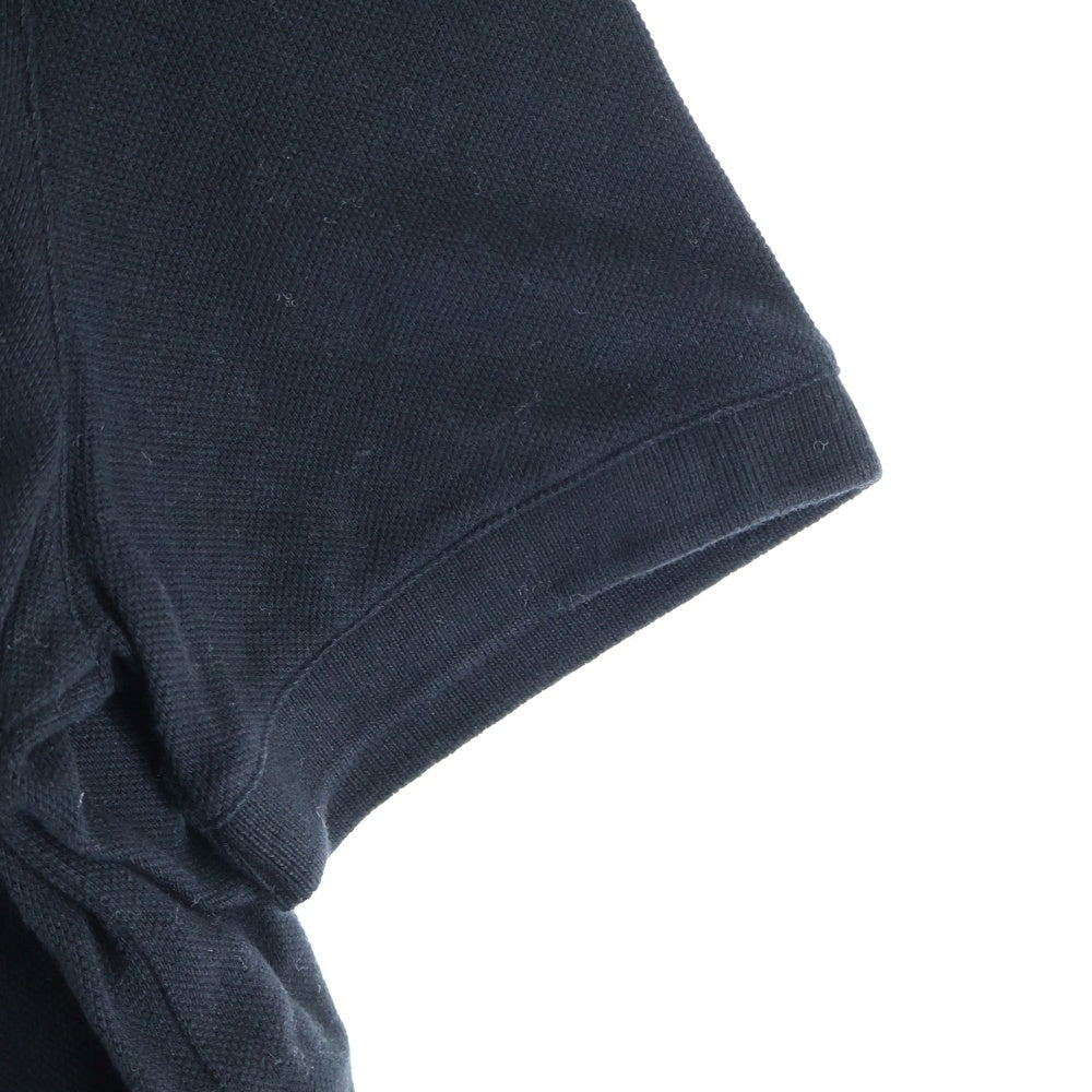 MAISON KITSUNE(メゾンキツネ) フォックスヘッドパッチ 半袖ポロシャツ ブラック LM00208KJ7002