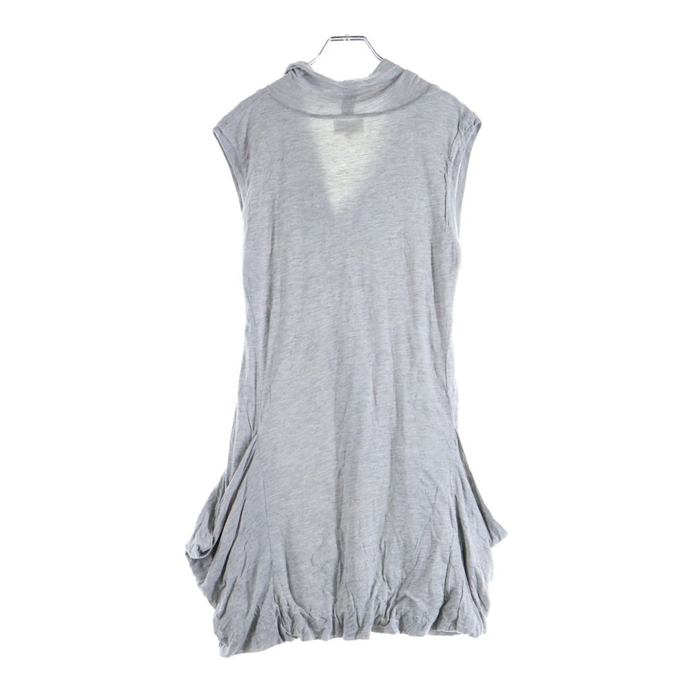 DIESEL(ディーゼル) ノースリーブ ハイネック ワンピース グレー レディース