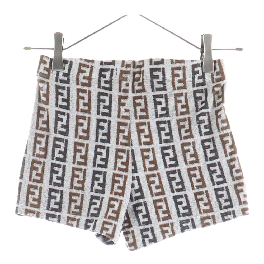 FENDI(フェンディ) ズッカ柄 ショートパンツ レディース ブラウン  