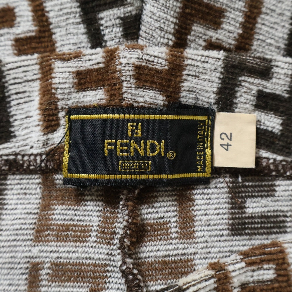 FENDI(フェンディ) ズッカ柄 ショートパンツ レディース ブラウン  