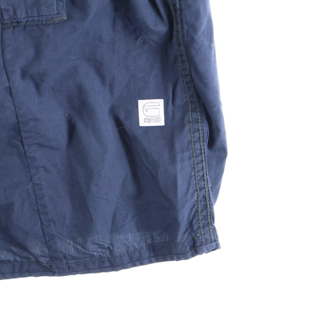 G-STAR RAW(ジースターロウ) ドローコード付き 半袖 ワンピース ネイビー