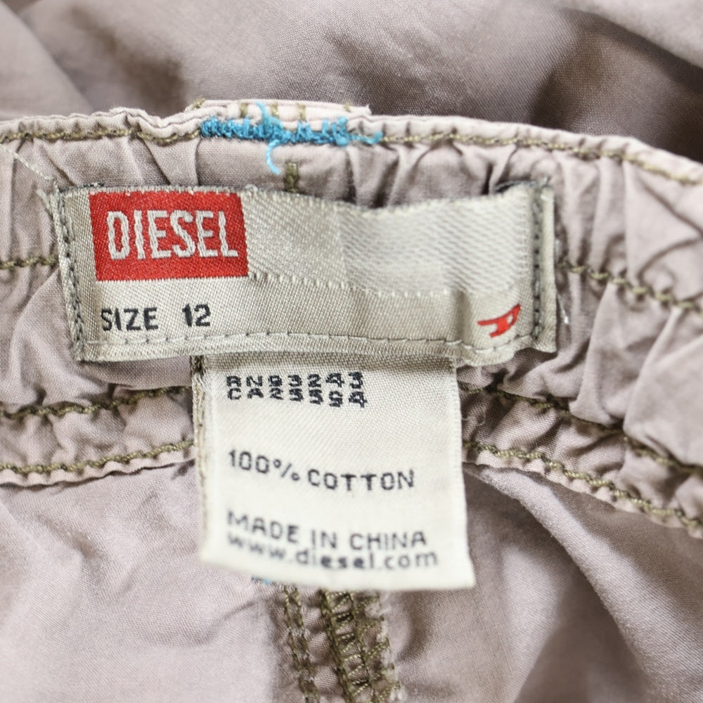 DIESEL(ディーゼル) フロントロゴ カーゴパンツ グレー レディース