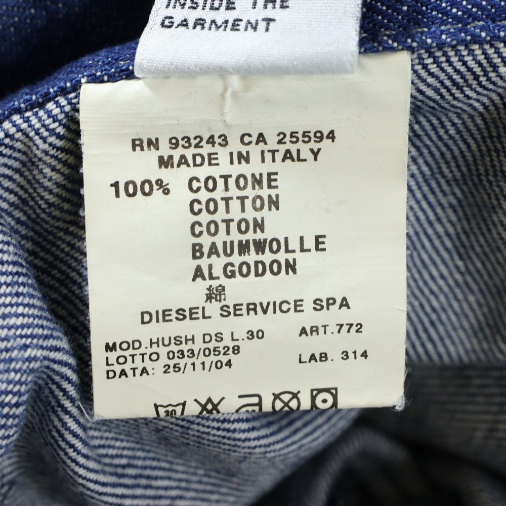 DIESEL(ディーゼル) ダメージ加工 フレアデニムパンツ ジーンズ インディゴ レディース