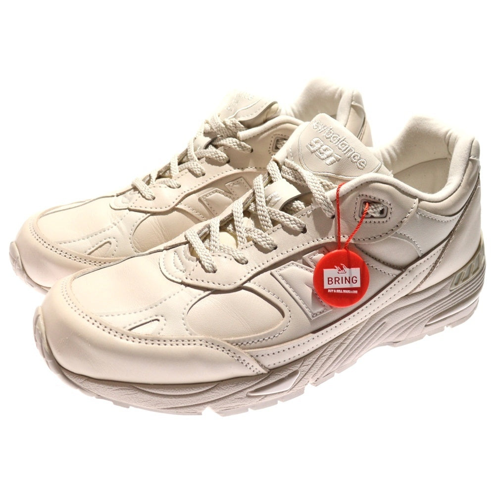 New Balance(ニューバランス) 991 MADE IN ENGLAND オールレザー オフホワイト M991OW US8.5