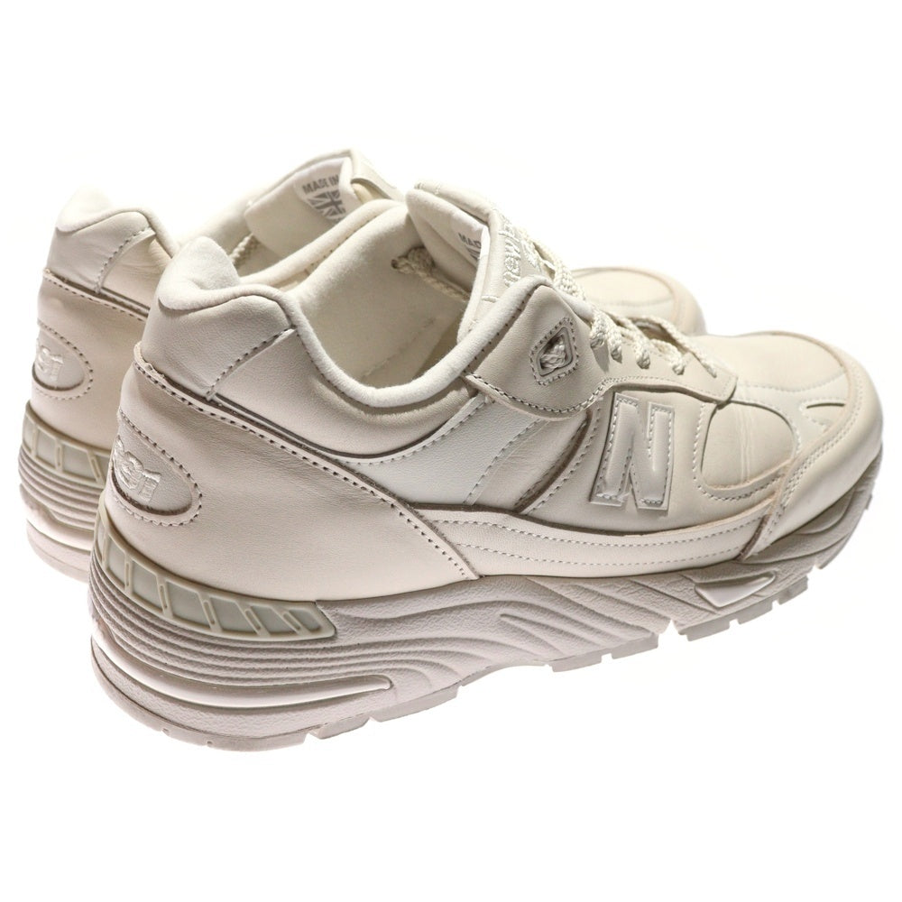 New Balance(ニューバランス) 991 MADE IN ENGLAND オールレザー オフホワイト M991OW US8.5