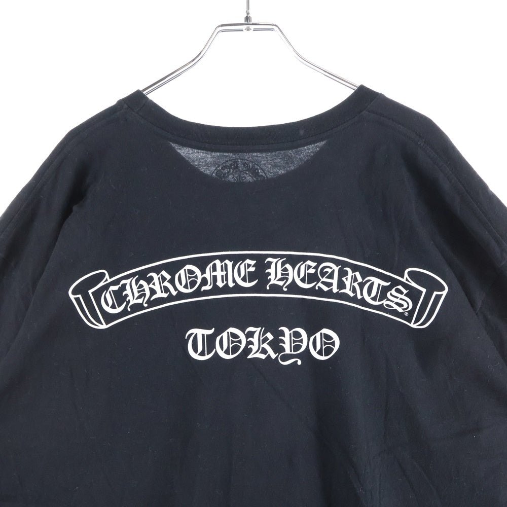 CHROME HEARTS(クロムハーツ) CH T-SHRT LTD 東京限定 バックラベルプリント クルーネック 半袖Tシャツ ブラック