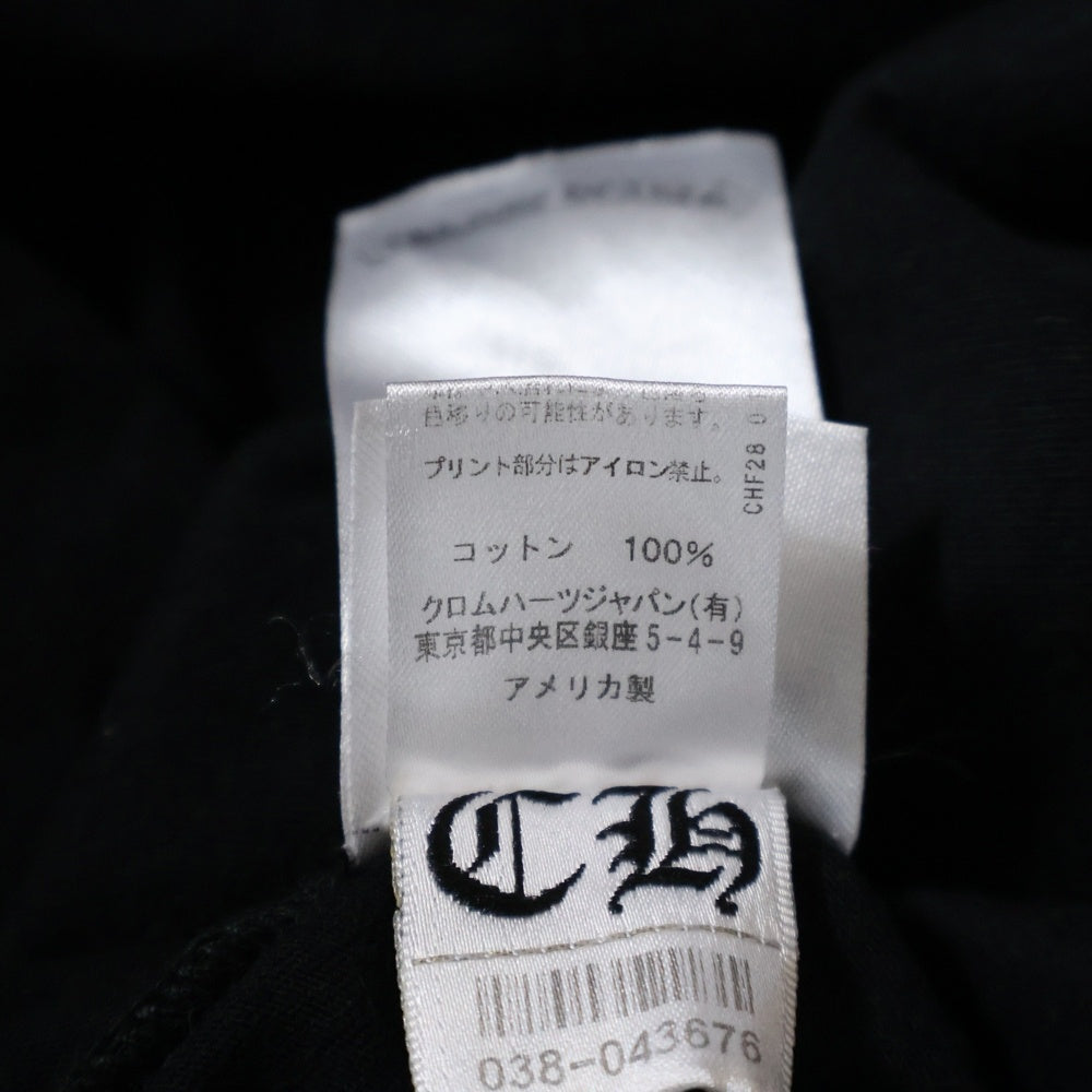 CHROME HEARTS(クロムハーツ) CH T-SHRT LTD 東京限定 バックラベルプリント クルーネック 半袖Tシャツ ブラック
