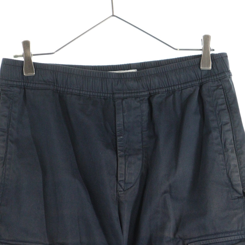 STONE ISLAND(ストーンアイランド) サイドロゴワッペン付 コットン カーゴパンツ ブラック 771531314