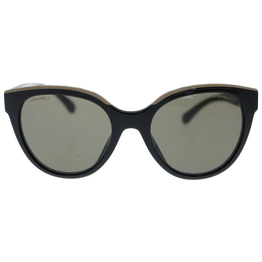 CHANEL(シャネル) サイドココマーク バタフライ シェイプ サングラス ブラック/ベージュ 5414-A レディース