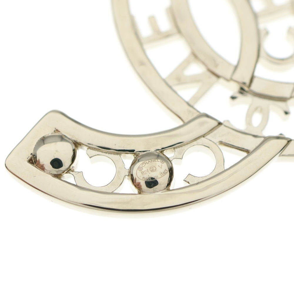 CHANEL(シャネル) ココマーク パール レゴ ブローチ ブラック/シルバー AB4879