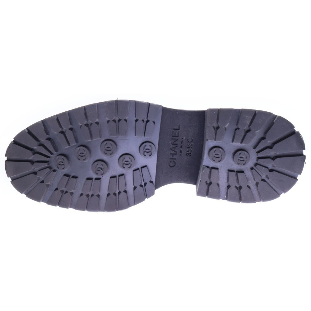 CHANEL(シャネル) ココマーク レザー パテント ショートブーツ