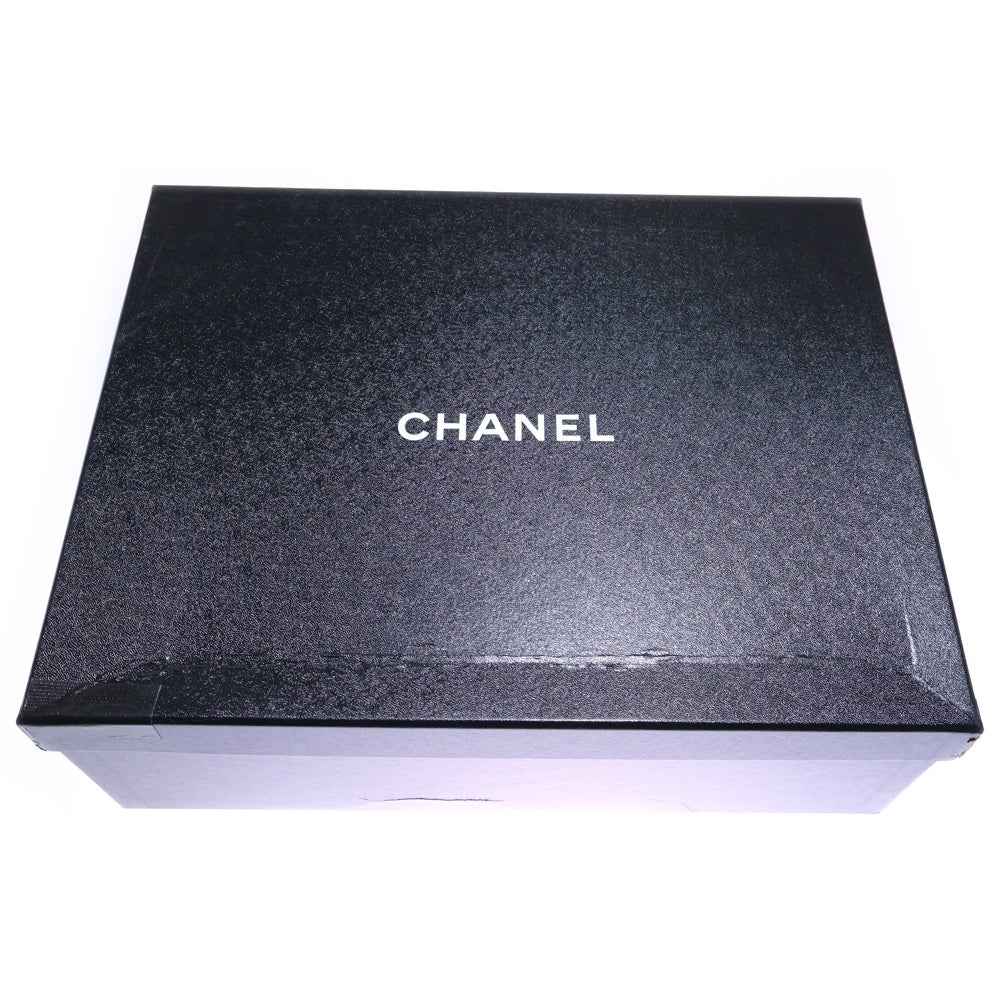 CHANEL(シャネル) ココマーク レザー パテント ショートブーツ ブラック/ホワイト G39208 レディース