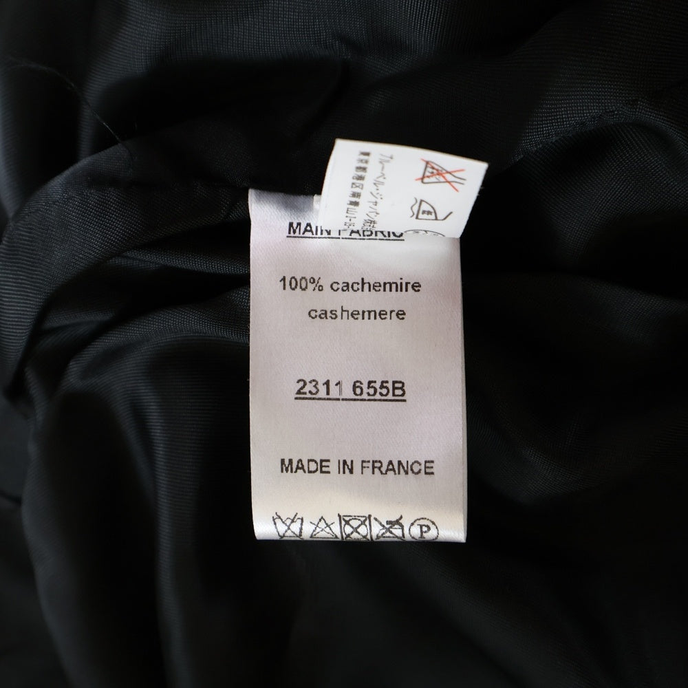 BALMAIN(バルマン) カシミヤ ロングコート レディース ブラック