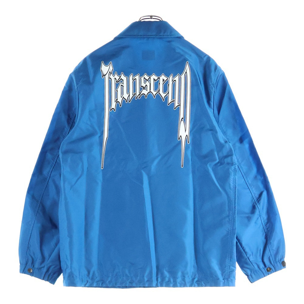 BURBERRY(バーバリー) LONG SLEEVE SLOGAN PRINT JACKET ロングスリーブ スローガン プリント コーチジャケット ブルー 8070191