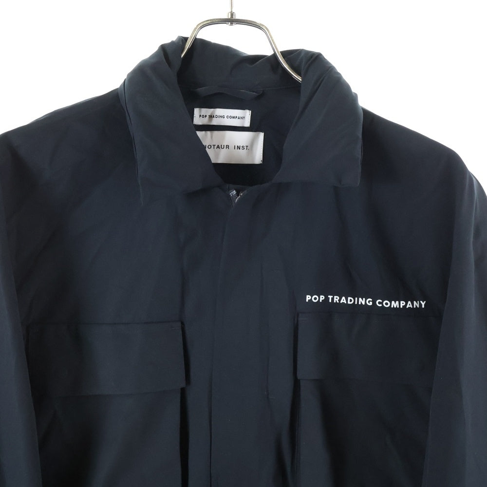 POP TRADING COMPANY(ポップトレーディングカンパニー) 20SS ×MINOTAUR INST. POP MTRGYM ARMY JACKET ミノトール別注 アーミージャケット ブラック