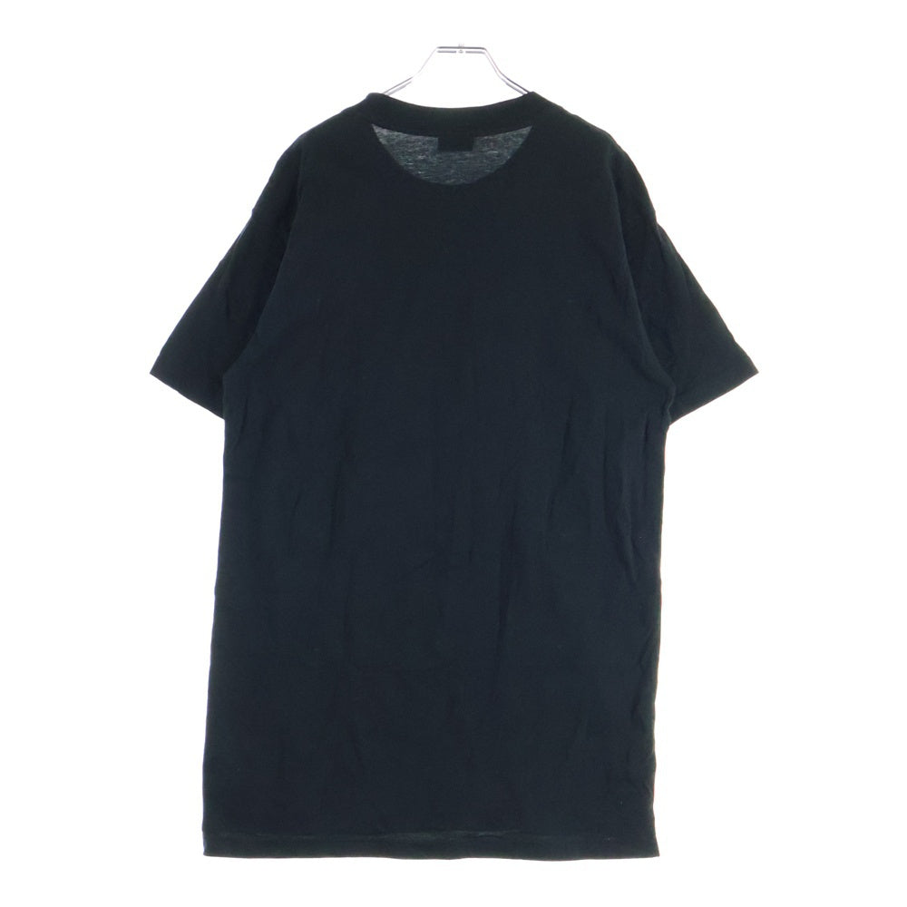 DIESEL(ディーゼル) スナップパッチデザイン 半袖Tシャツ クルーネックカットソー ブラック