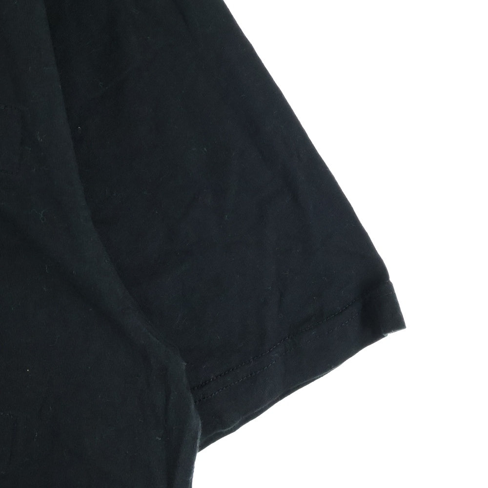 DIESEL(ディーゼル) スナップパッチデザイン 半袖Tシャツ クルーネックカットソー ブラック