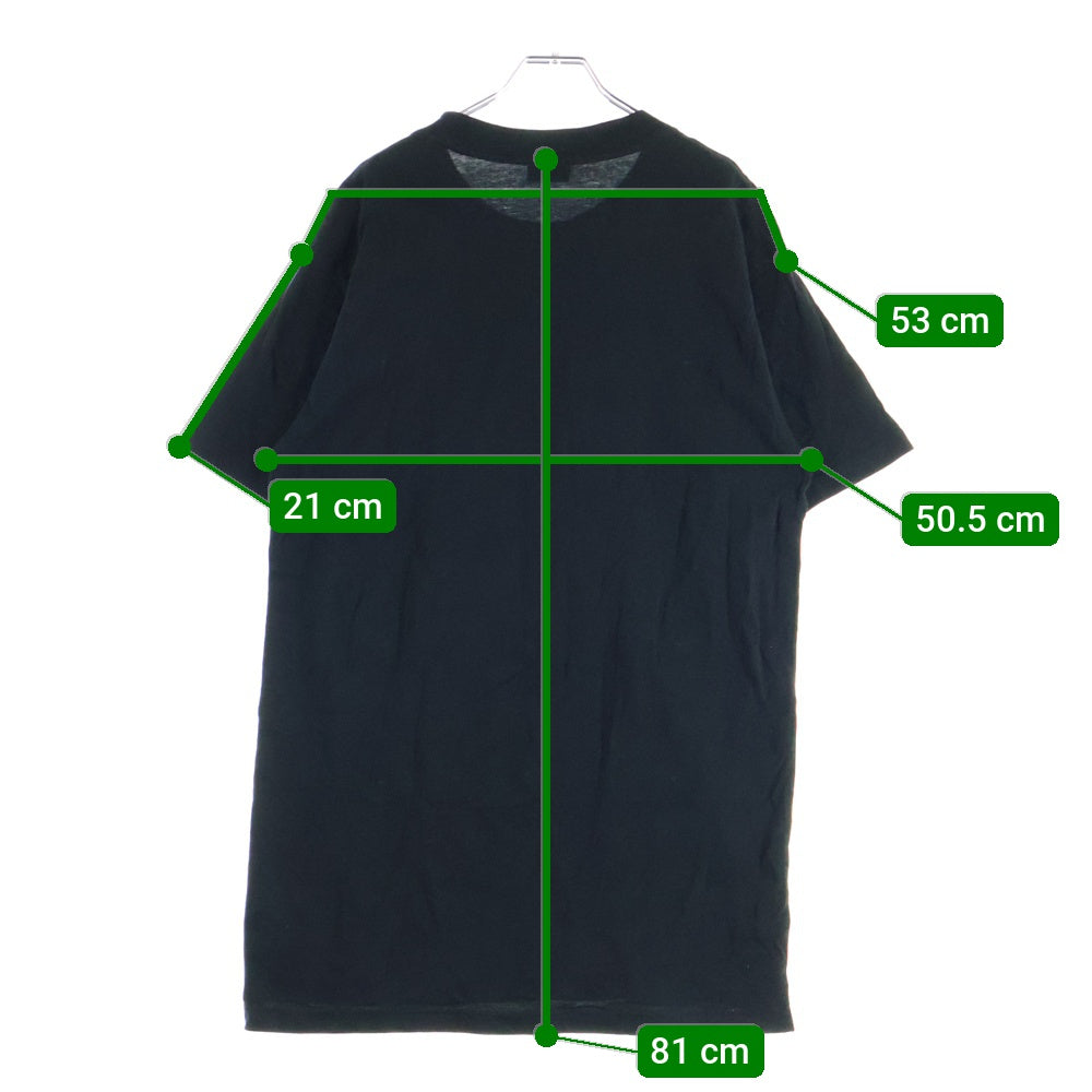 DIESEL(ディーゼル) スナップパッチデザイン 半袖Tシャツ クルーネックカットソー ブラック
