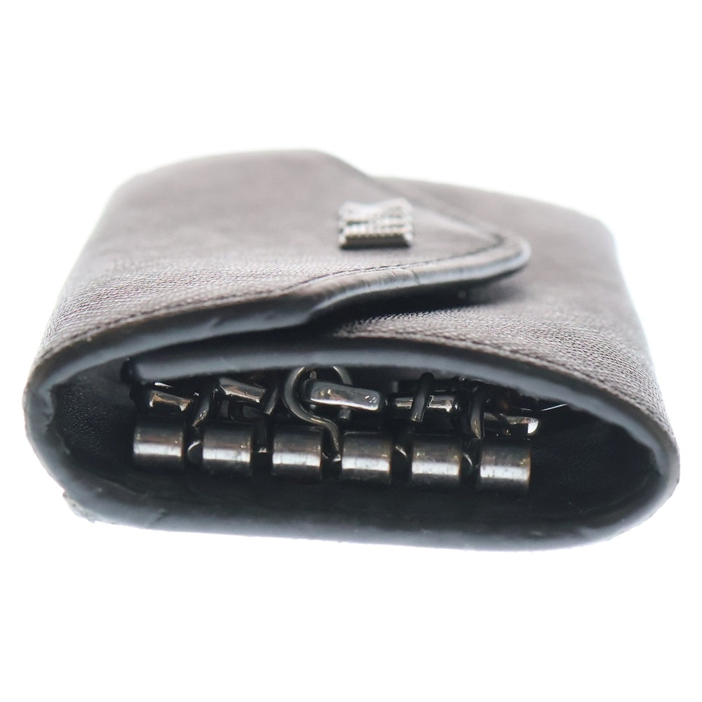 MICHAEL KORS(マイケルコース) RIVINGTON Key Holder LEATHER キーケース PVCレザー ブラック 36F4LRVK1O
