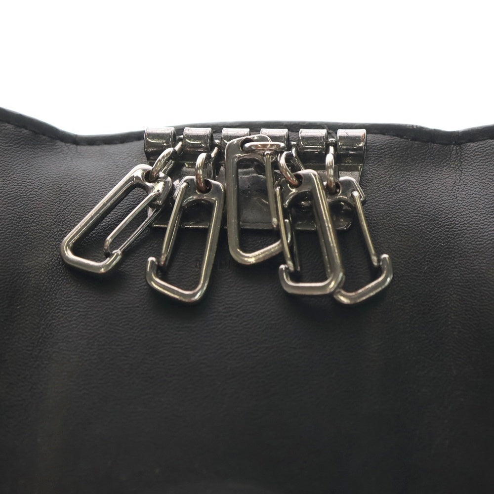 MICHAEL KORS(マイケルコース) RIVINGTON Key Holder LEATHER キーケース PVCレザー ブラック 36F4LRVK1O