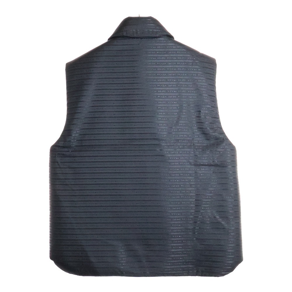 PRADA(プラダ) 三角ロゴプレート Re-Nylon ナイロン パデッド ベスト ブラック 291998