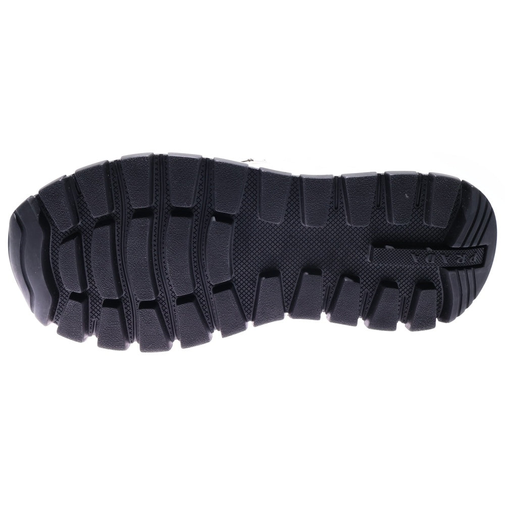 PRADA(プラダ) 三角ロゴプレート プラックス レザー ローカットスニーカー ホワイト 1E804M レディース