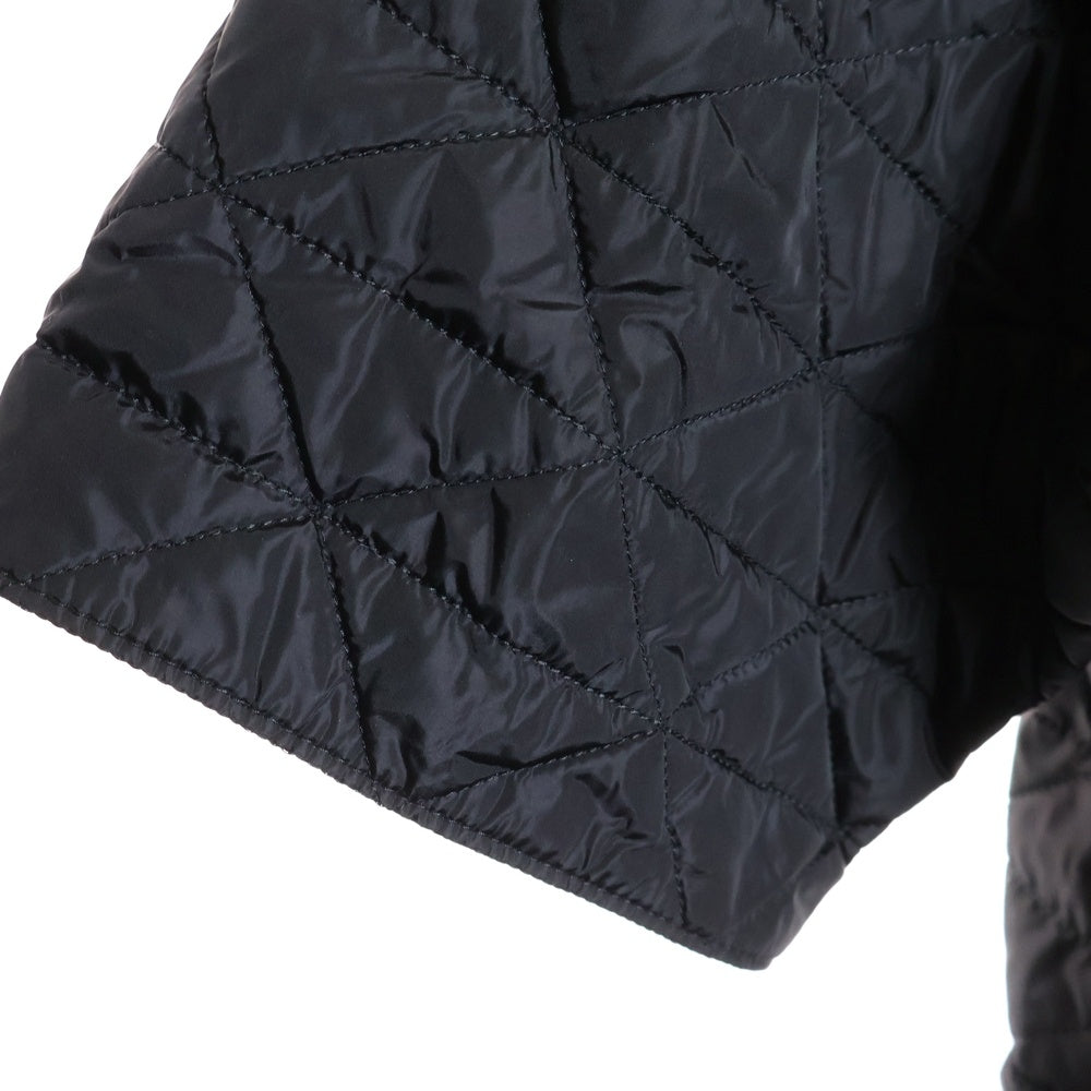 PRADA(プラダ) Re-Nylon 三角ロゴプレート ナイロン 半袖シャツ ジャケット ブラック 24X691