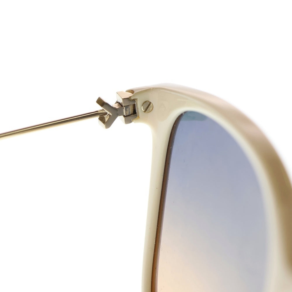 KENZO(ケンゾー) ウェリントン メタルフレーム サングラス ホワイト/ゴールド KZ40150I