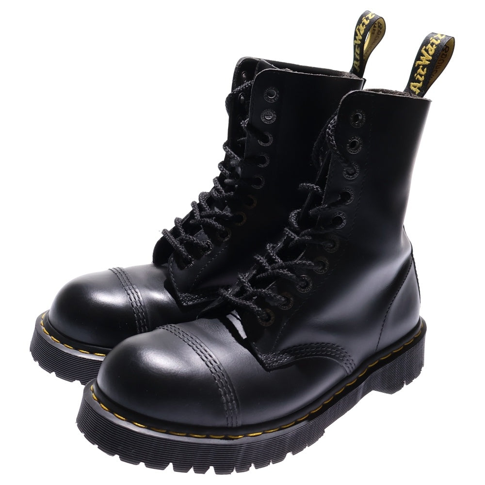 モ*❌様 ドクターマーチン　ブラック レザー ハイカットブーツ Dr martens ドクターマーチン ブーツ メンズ ラバーソール モード系