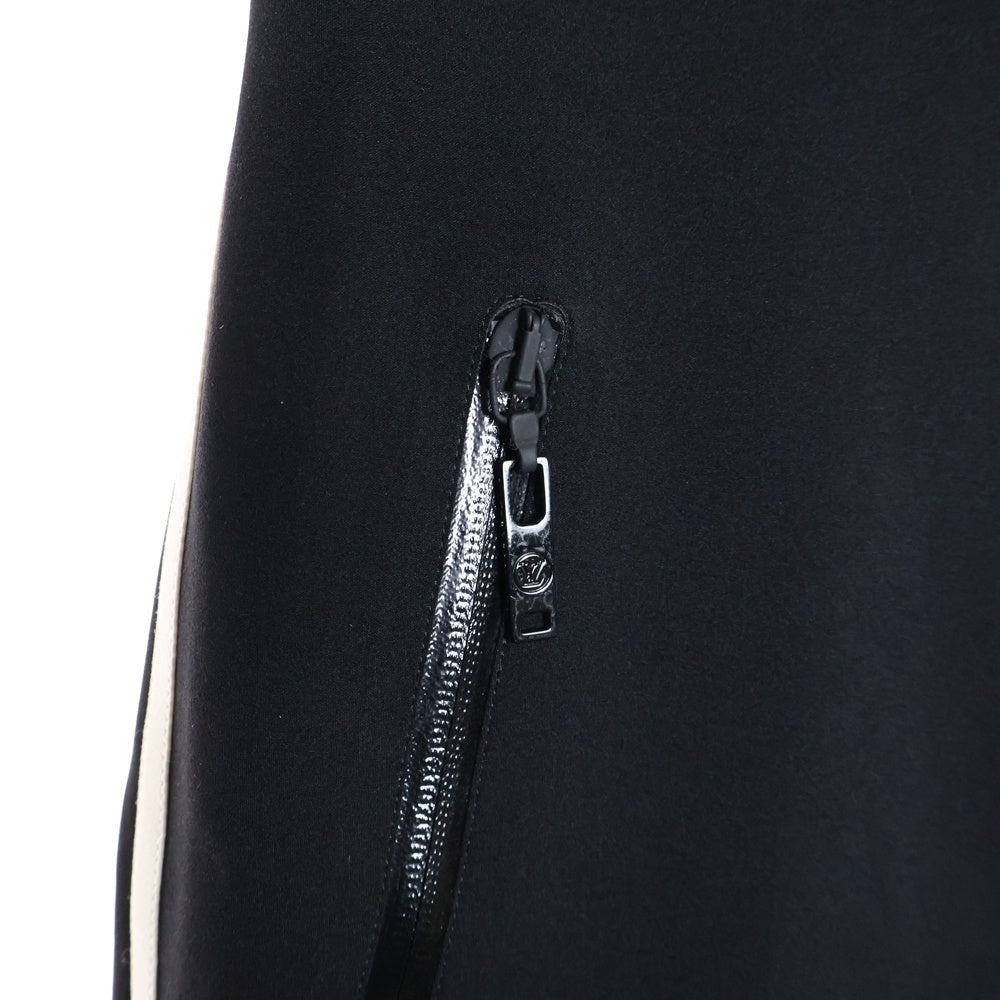 LOUIS VUITTON(ルイヴィトン) 22SS LVジップ ストレッチ ストレートパンツ ブラック RW221A G72 FMTR97 レディース