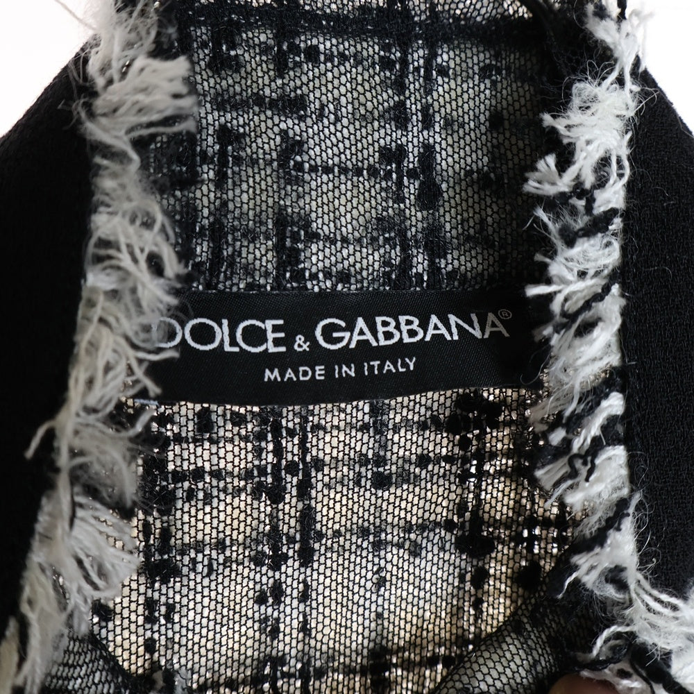 DOLCE&GABBANA ドルチェアンドガッバーナ ツイード ジャケット Dolce & Gabbana（ドルチェ＆ガッバーナ）ウィメンズ ツイード
