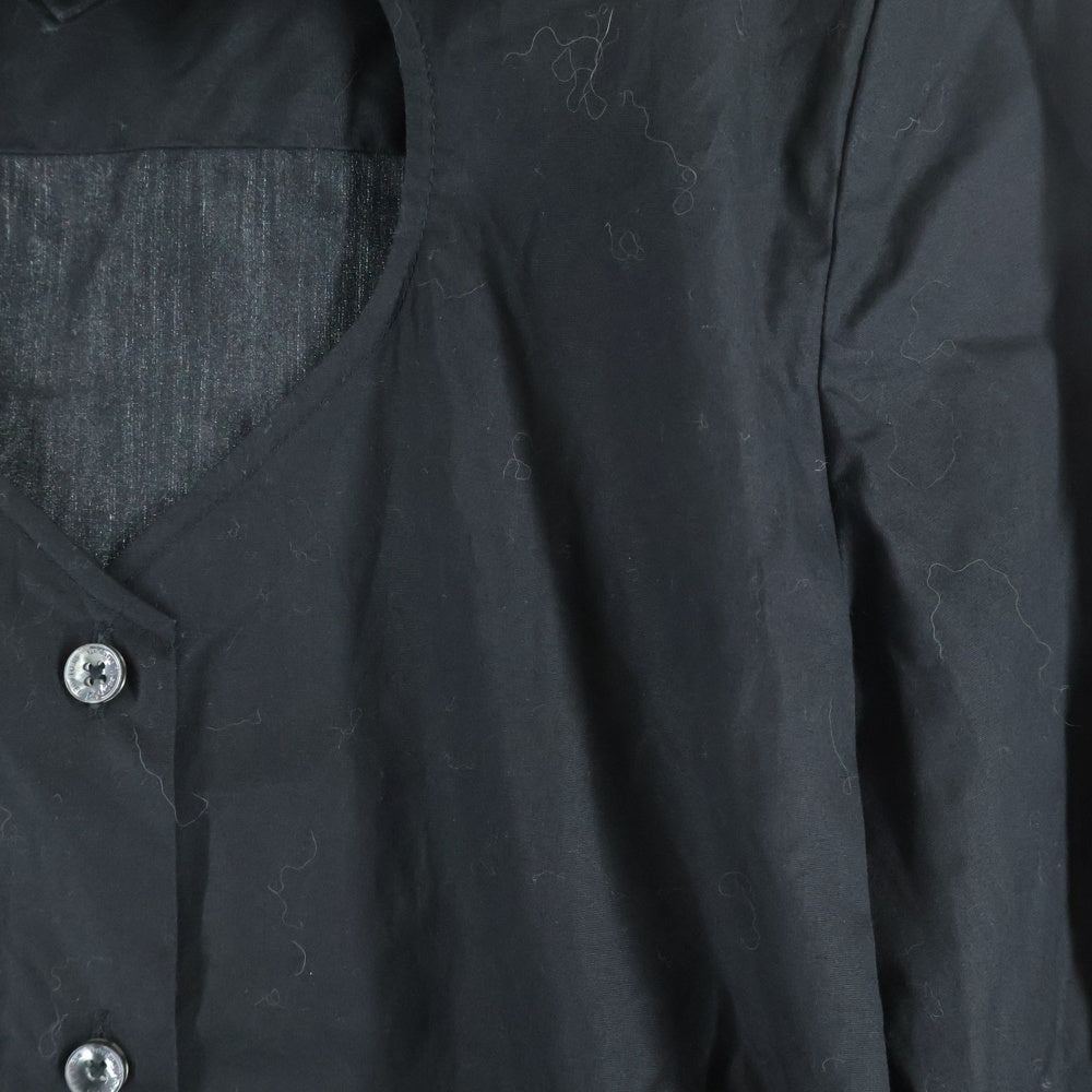 Vivienne Westwood Red Label(ヴィヴィアンウエストウッドレッドレーベル) ハートカッティング 長袖シャツブラウス ブラック レディース 16-11-811003