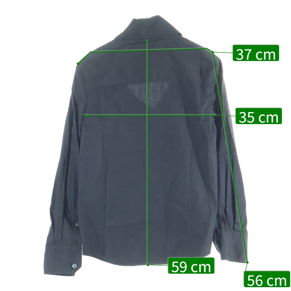 Vivienne Westwood Red Label(ヴィヴィアンウエストウッドレッドレーベル) ハートカッティング 長袖シャツブラウス ブラック レディース 16-11-811003