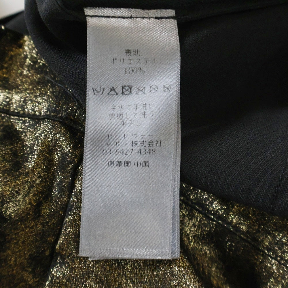 ZADIG&VOLTAIRE(ザディグエヴォルテール) イージーウエスト マーメイドミニスカート ゴールド レディース